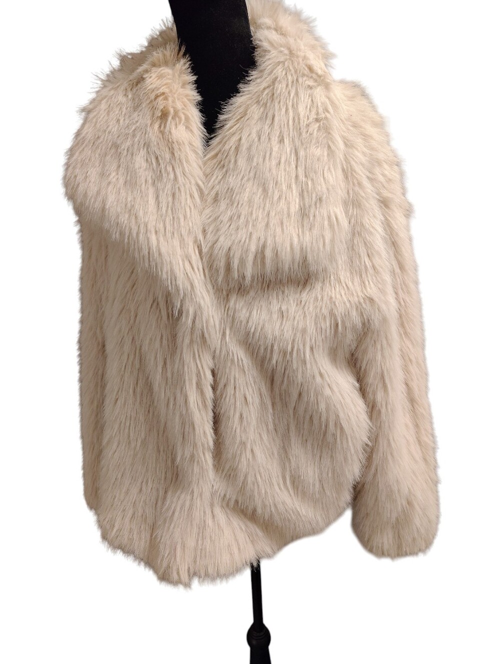 Simply Vera Vera Wang Women's Faux Fur Jacket, Size L